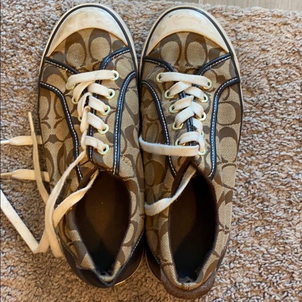 Coach sneakers size 81/2